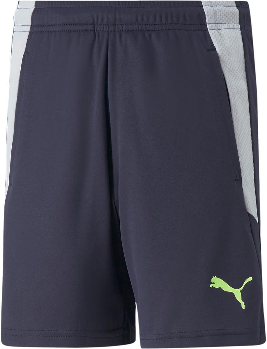 TEAMLIGA TRAINING SHORTS 2 JR, PUMA BLACK-OCEA, 152