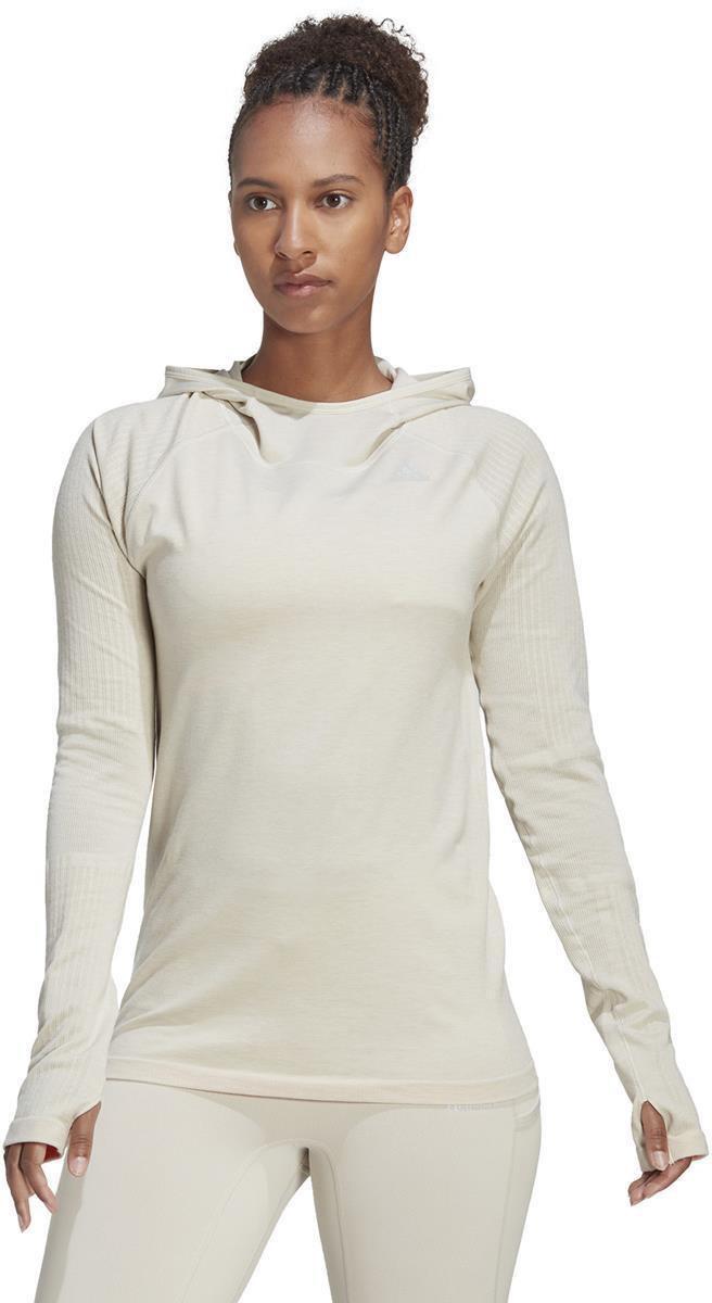XCITY KNIT LS Da. Laufsweater mit Kapuze