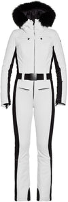 parry ski suit faux fur