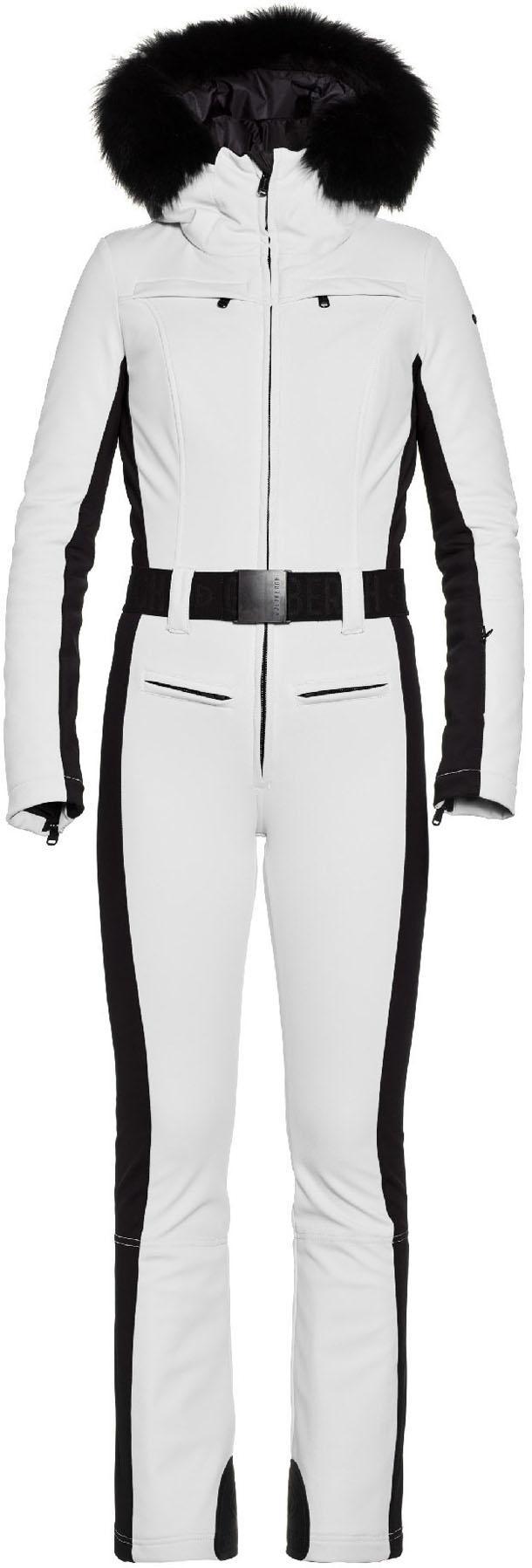 parry ski suit faux fur