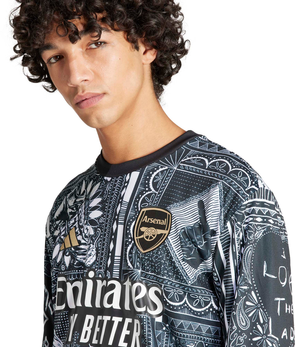 Arsenal Ian Wright Pre-Match Warm longsleeve top