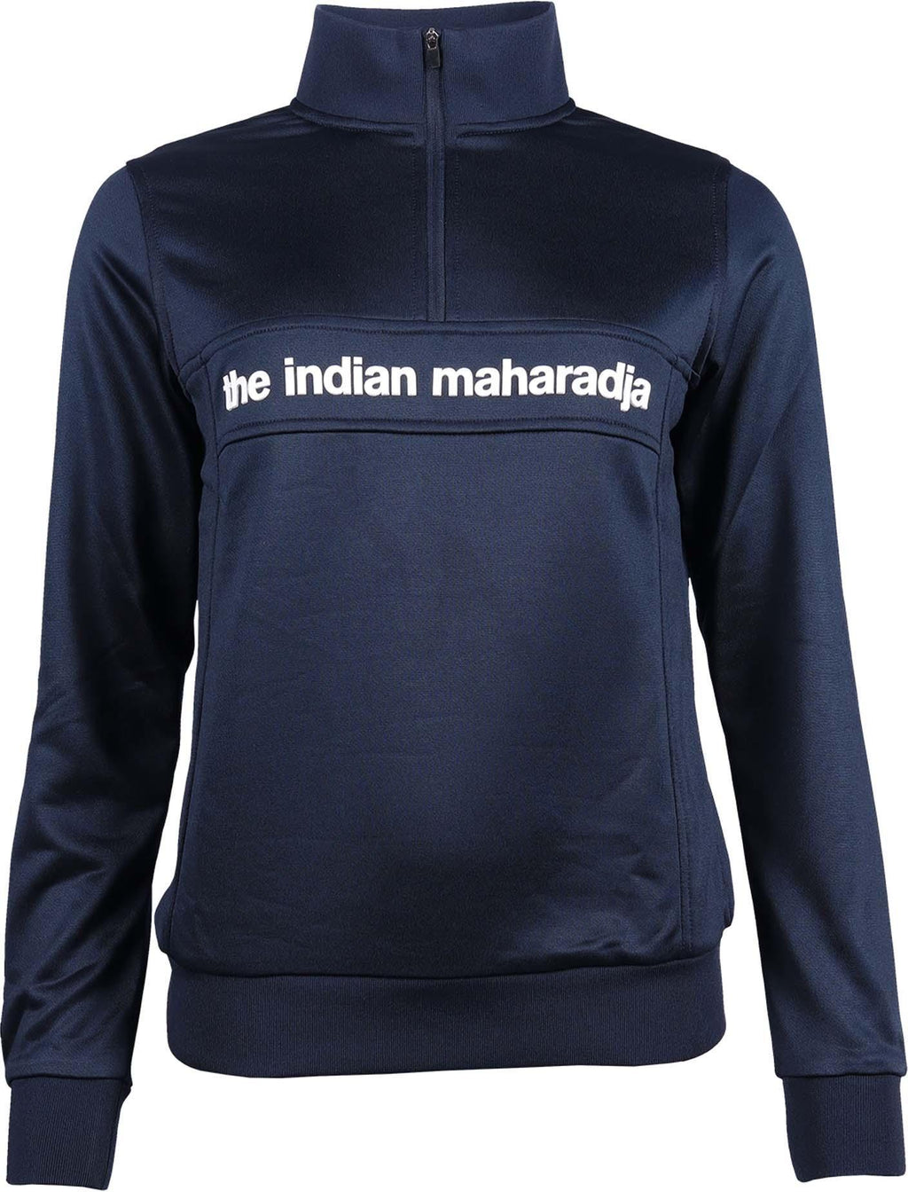 women poly terry half zip im