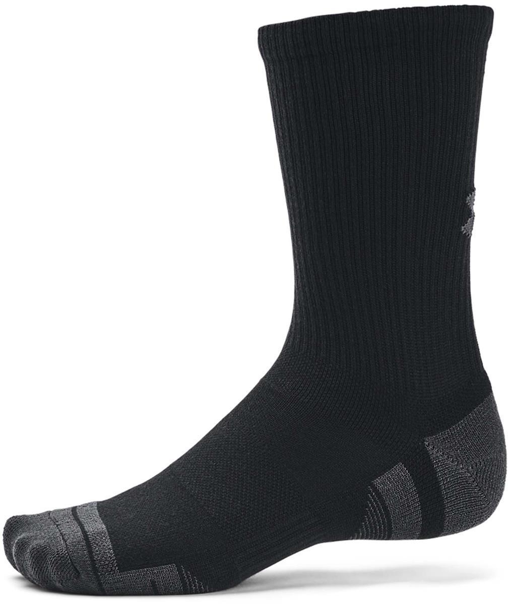 ua performance tech 3pk crew-blk