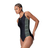 PLACEMENT MEDALIST 1PC BLK/LTGRN