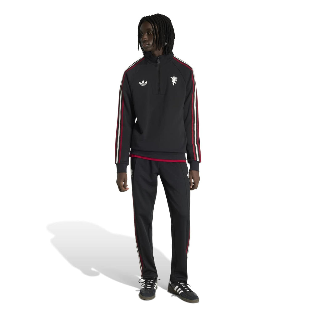 Manchester United Originals Sweatshirt met Halflange Rits