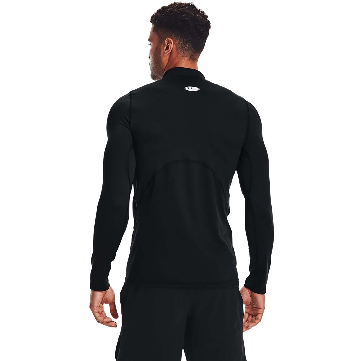 ua cg armour fitted mock-blk