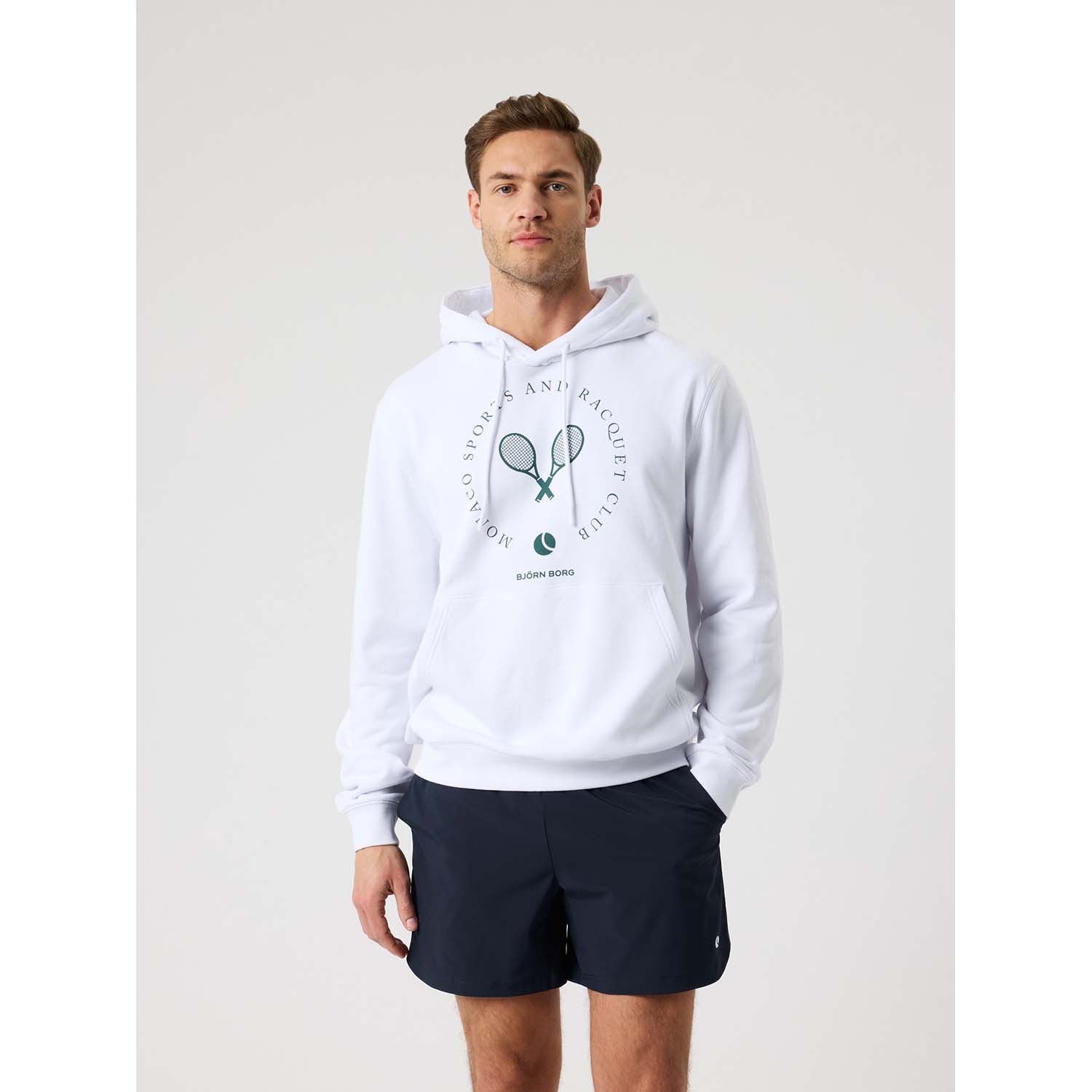 classic print hoodie