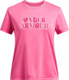 UNDER ARMOUR Dívčí tričko Tech Wordmark SS