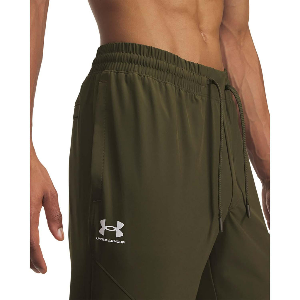 ua vibe woven jogger-grn