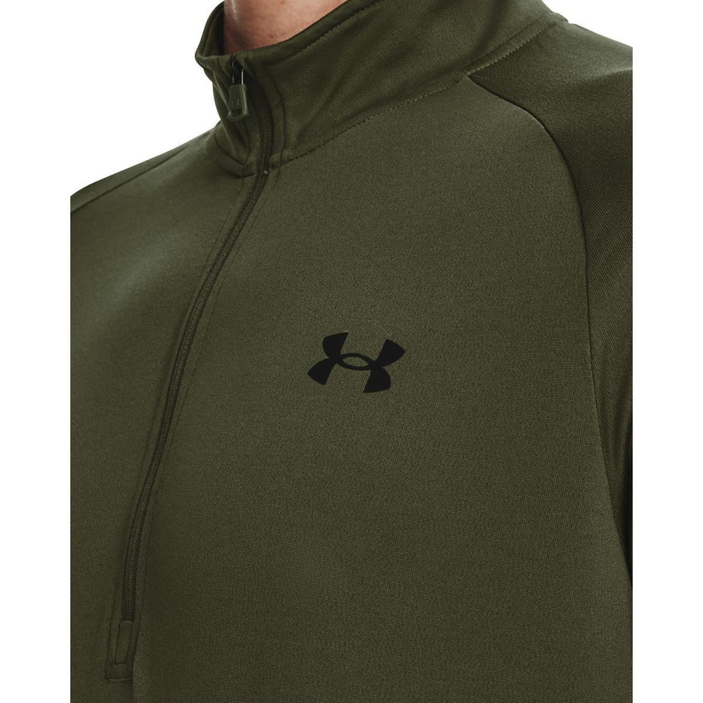 ua tech 2.0 1/2 zip-grn