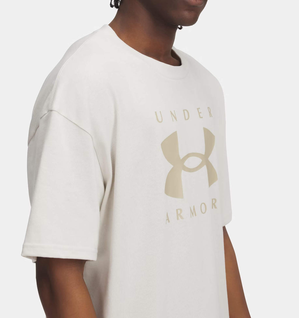 Under Armour HW OS Branded Mens Tee Blue