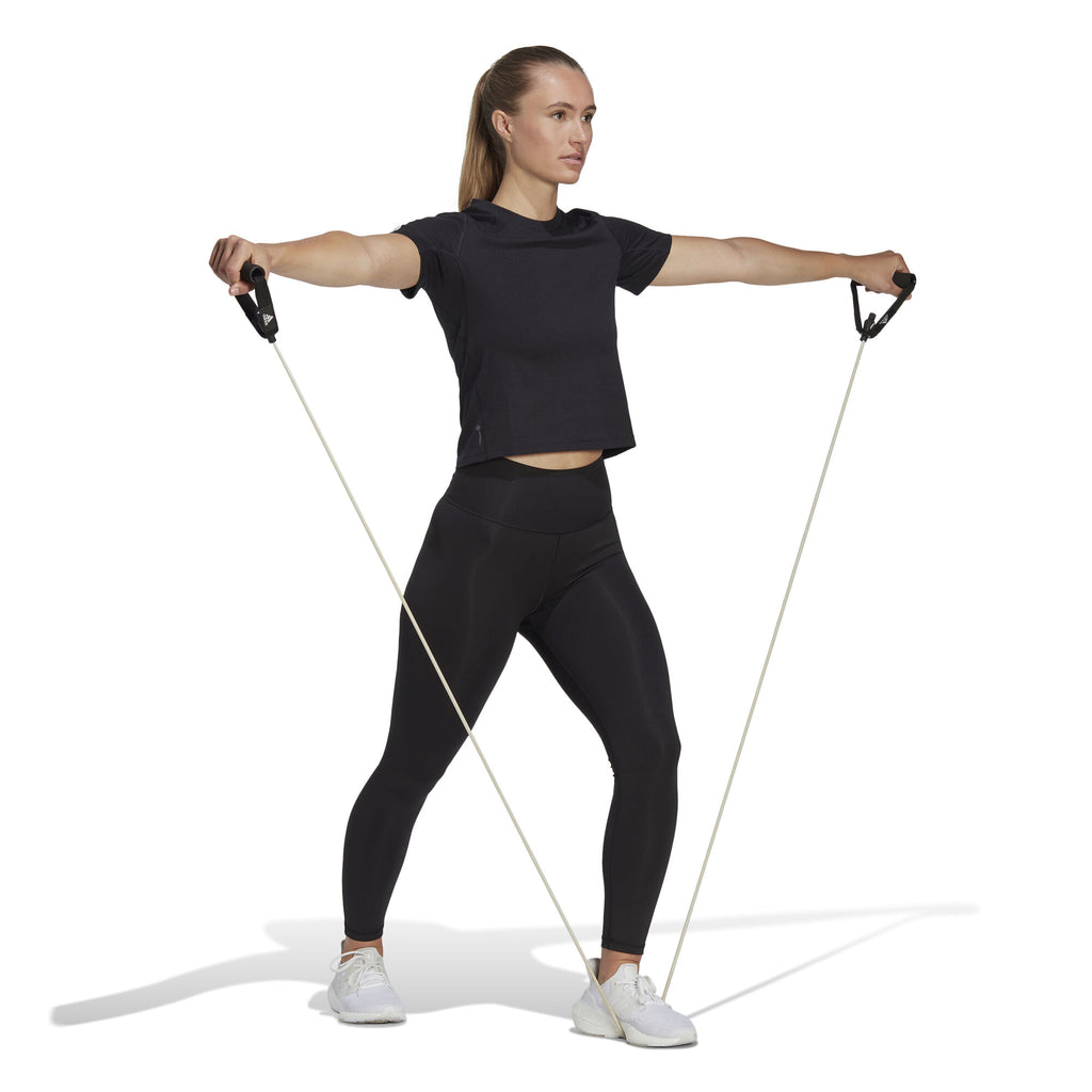 Train Essentials Train Katoenen 3-Stripes Crop shirt