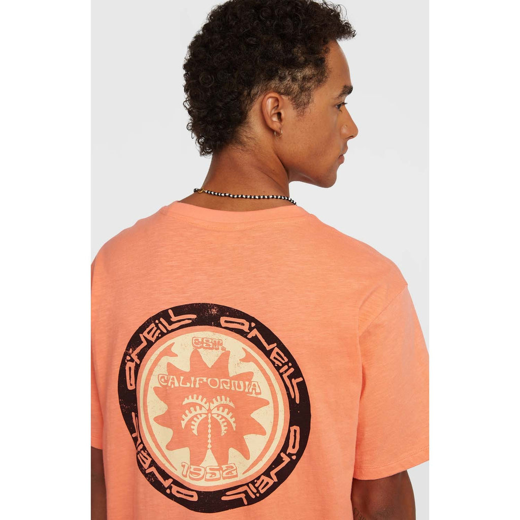 Slub Back Print T-shirt strand