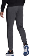 Essentials Fleece Tapered Cuff 3-Stripes broek