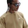 club men's brushed fleece crew