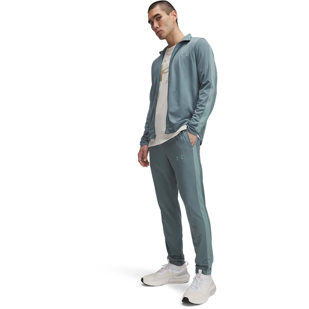 ua rival knit track suit-blu