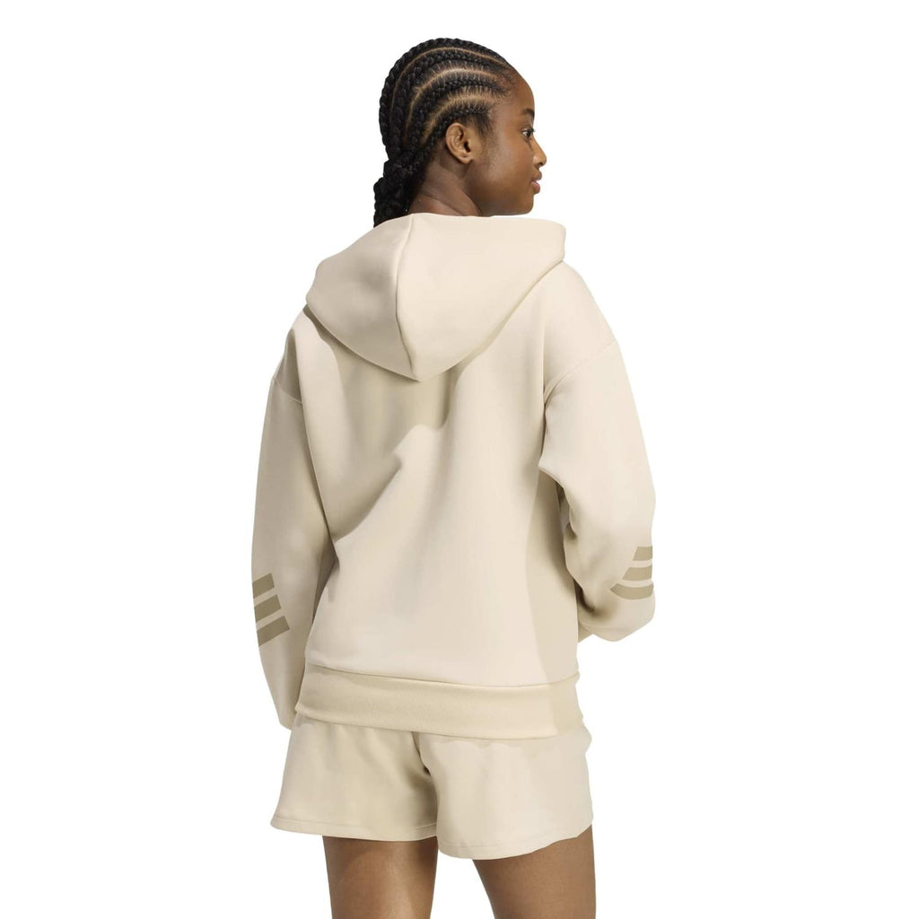 Full-zip hooded sweater