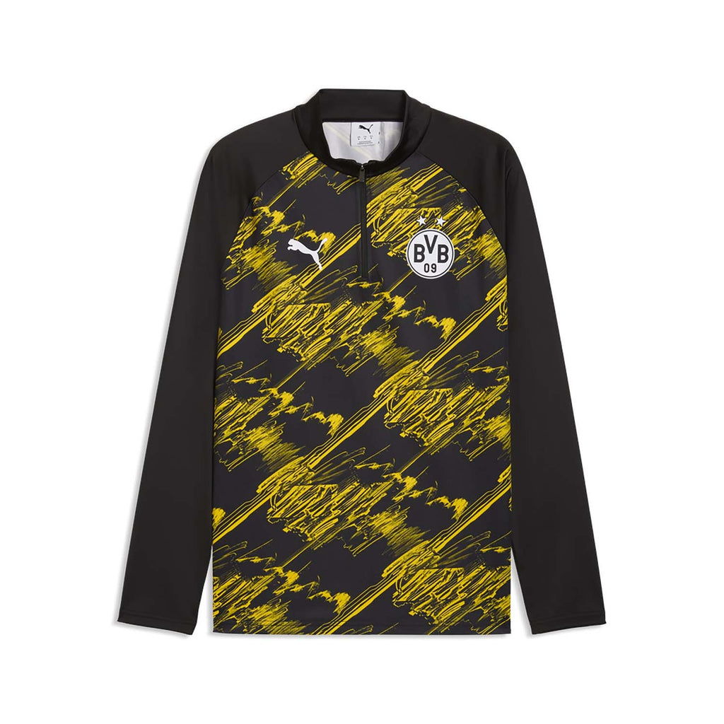 Bvb Warm Up 1/4 Zip Voetbaltrainingsshirt