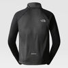 Running fleece met kwartrits