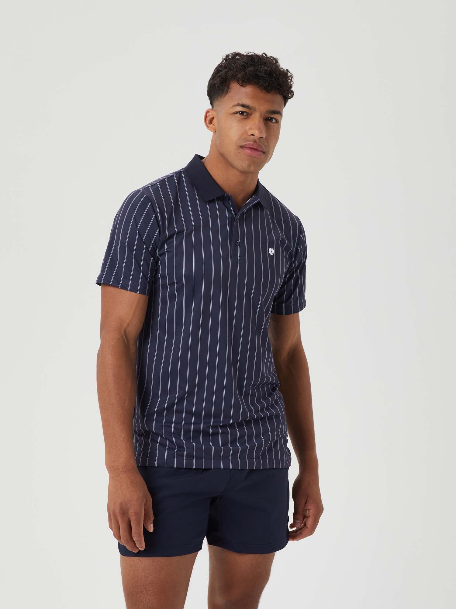 Ace Pinstripe Polo shirt