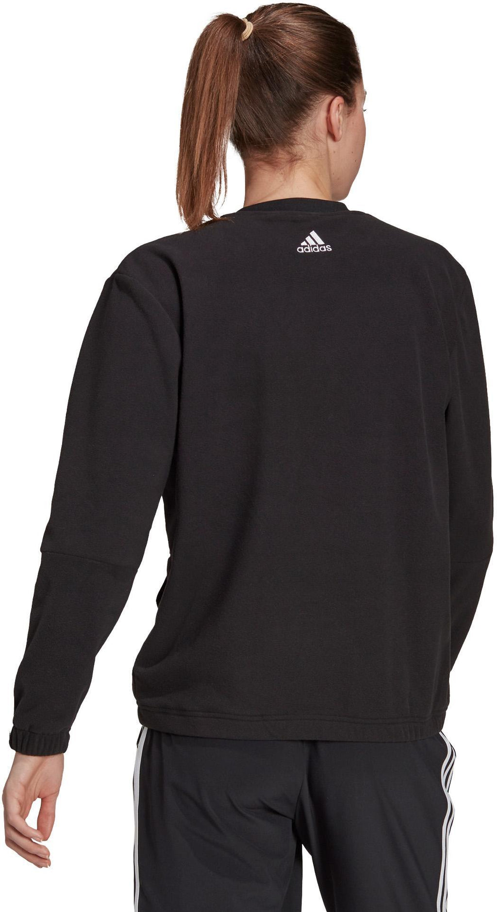 Brand Love Giant Logo Polar Fleece sweater