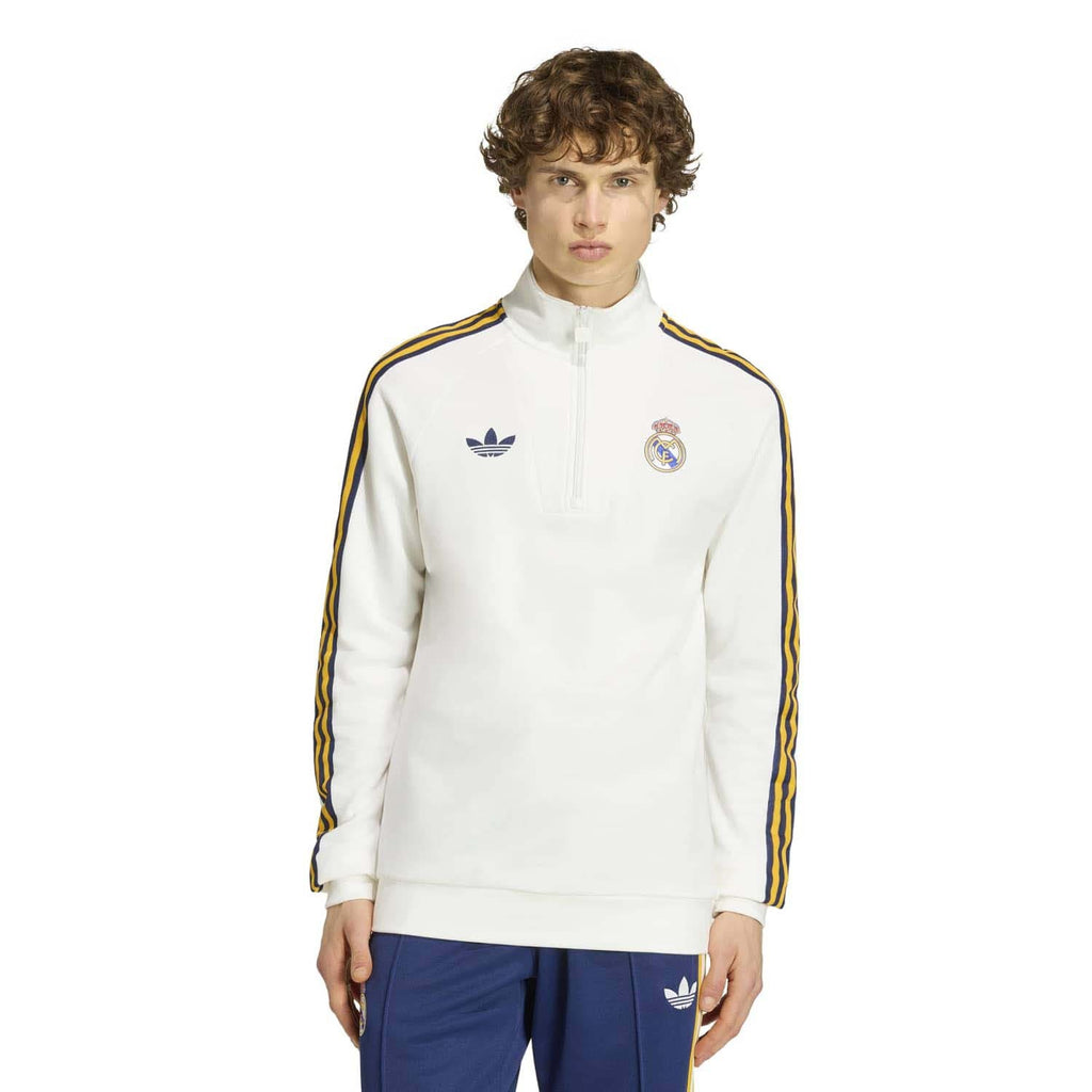 Real Madrid Originals Sweater met Halflange Rits
