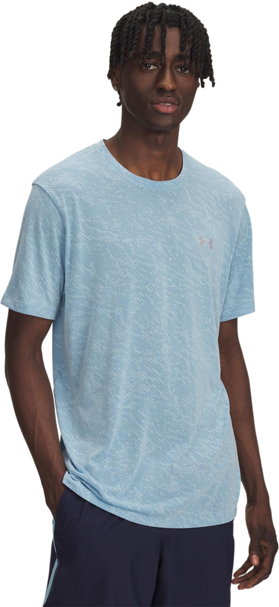 T-SHIRT UA LAUNCH CAMO NERO