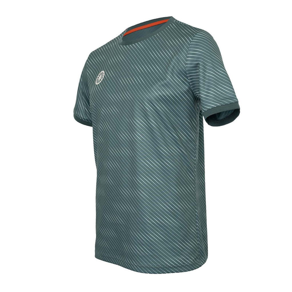 men pique printed  T-shirt