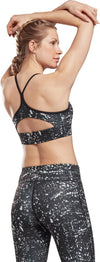 Wor Aop Tri Back Bra- Pad