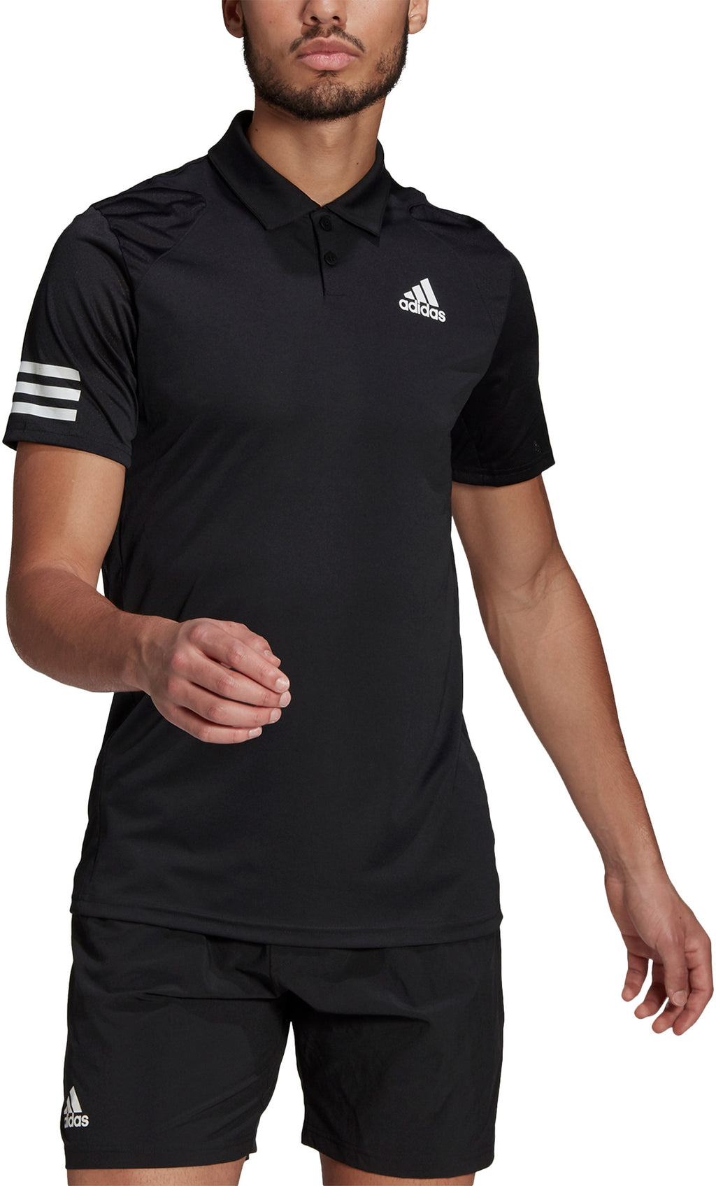 Tennis Club  3-Stripes poloshirt