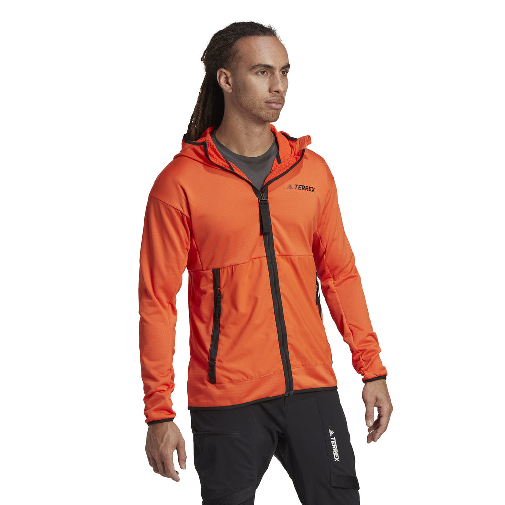 Terrex Tech Fleece Lite Hiking capuchonjack