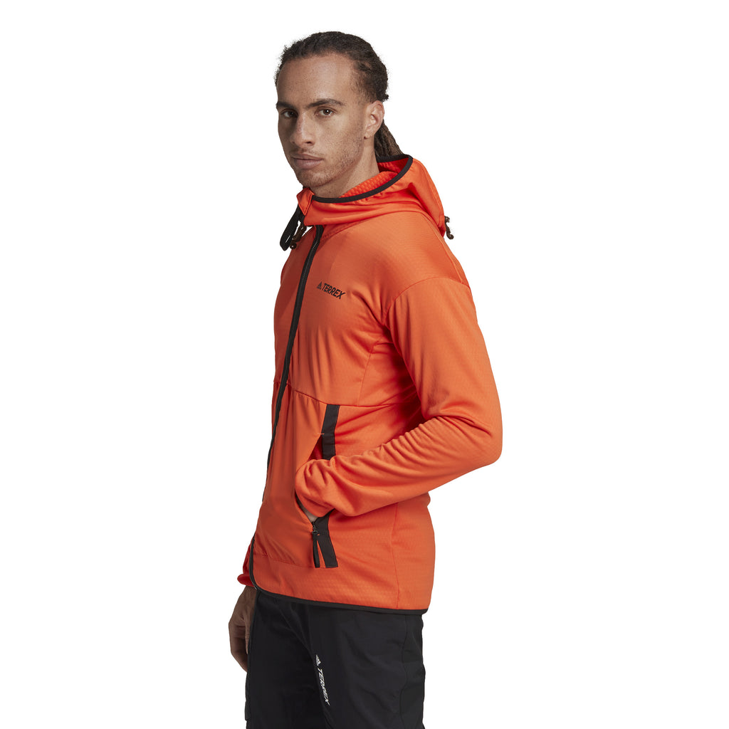 Terrex Tech Fleece Lite Hiking capuchonjack
