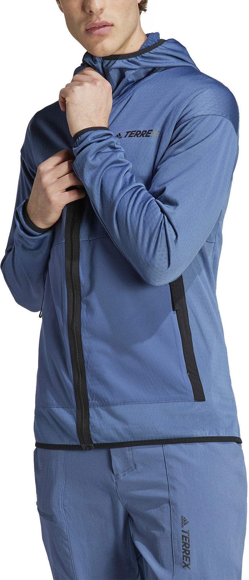 Terrex Tech Fleece Lite Hiking capuchonjack