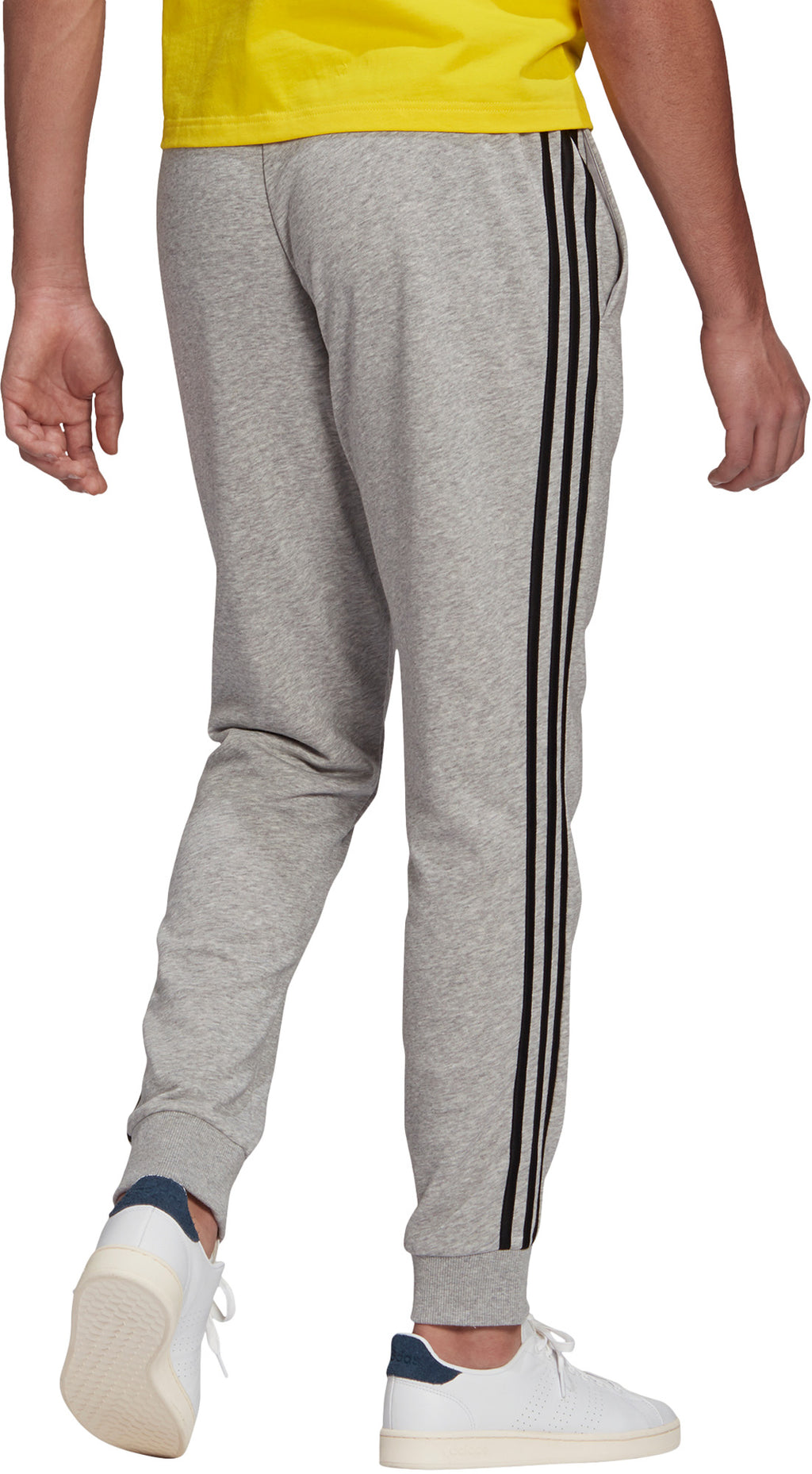 Essentials French Terry Tapered Cuff 3-Stripes Broek