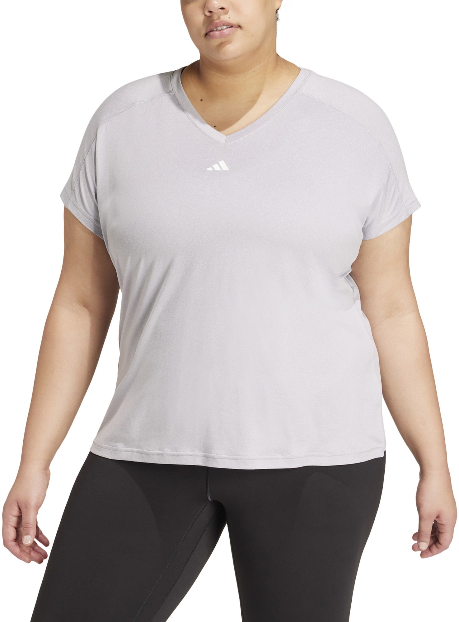 AEROREADY Train Essentials Minimal Branding V-Neck shirt