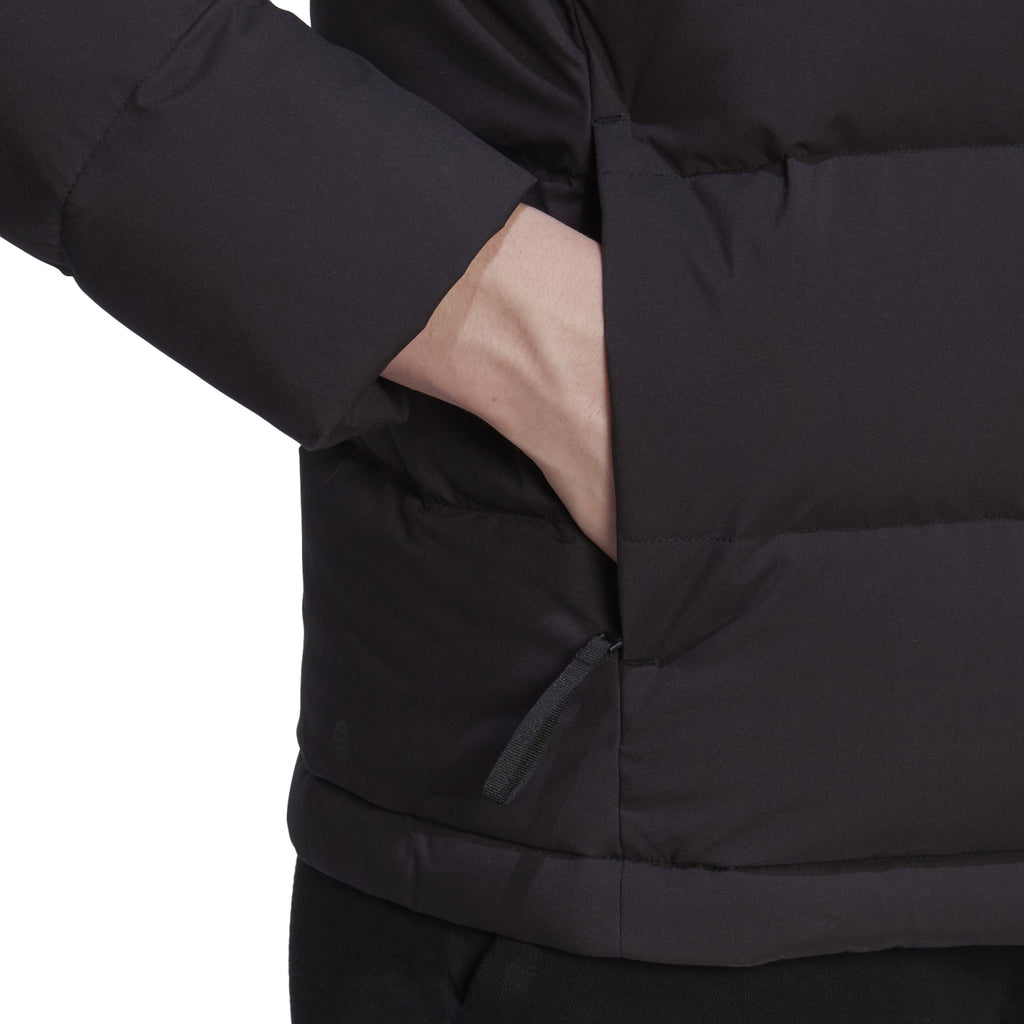 Helionic donsjack met capuchon