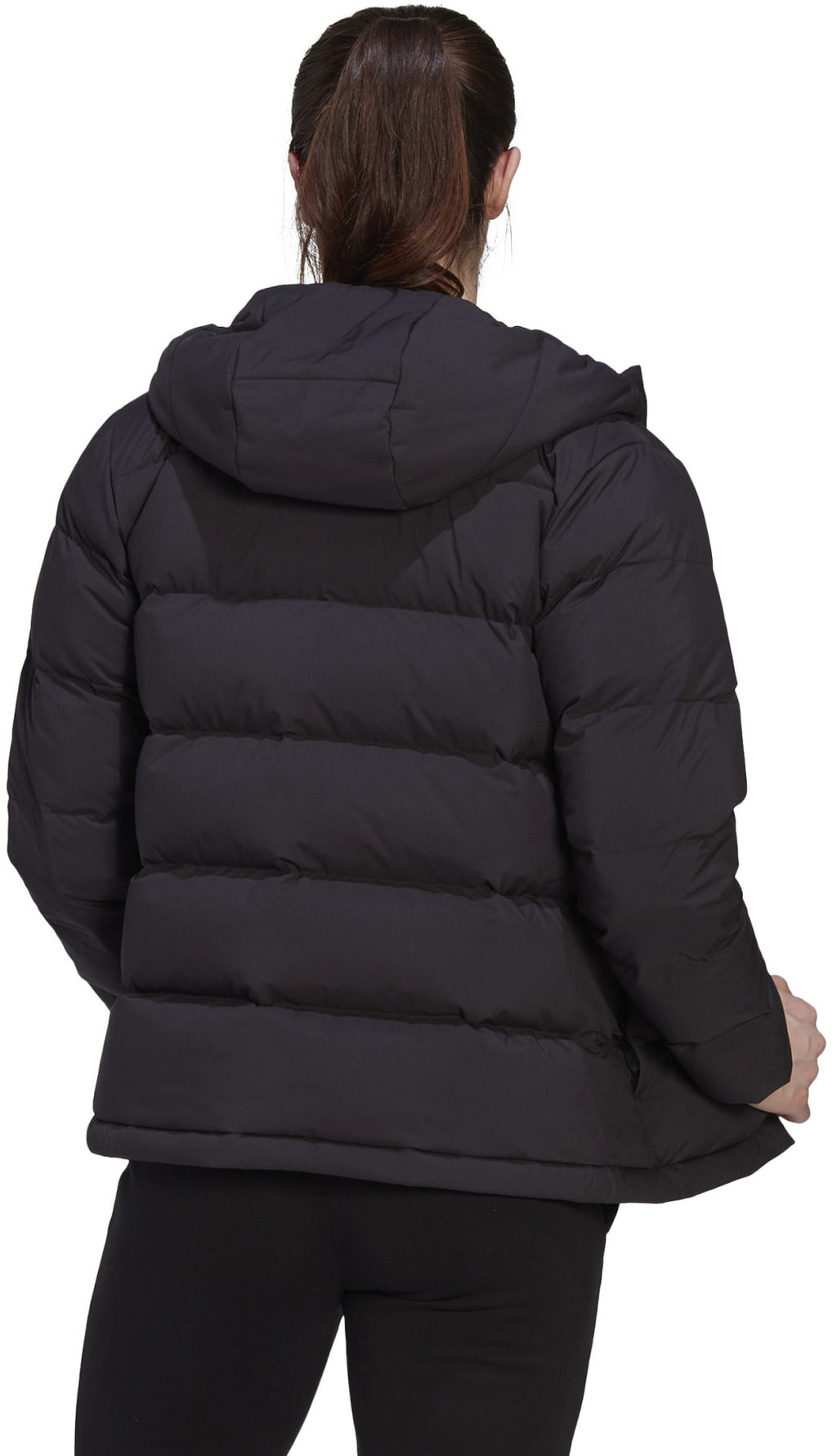 Helionic donsjack met capuchon
