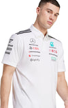 Mercedes - AMG Petronas Formula One Team White Poloshirt