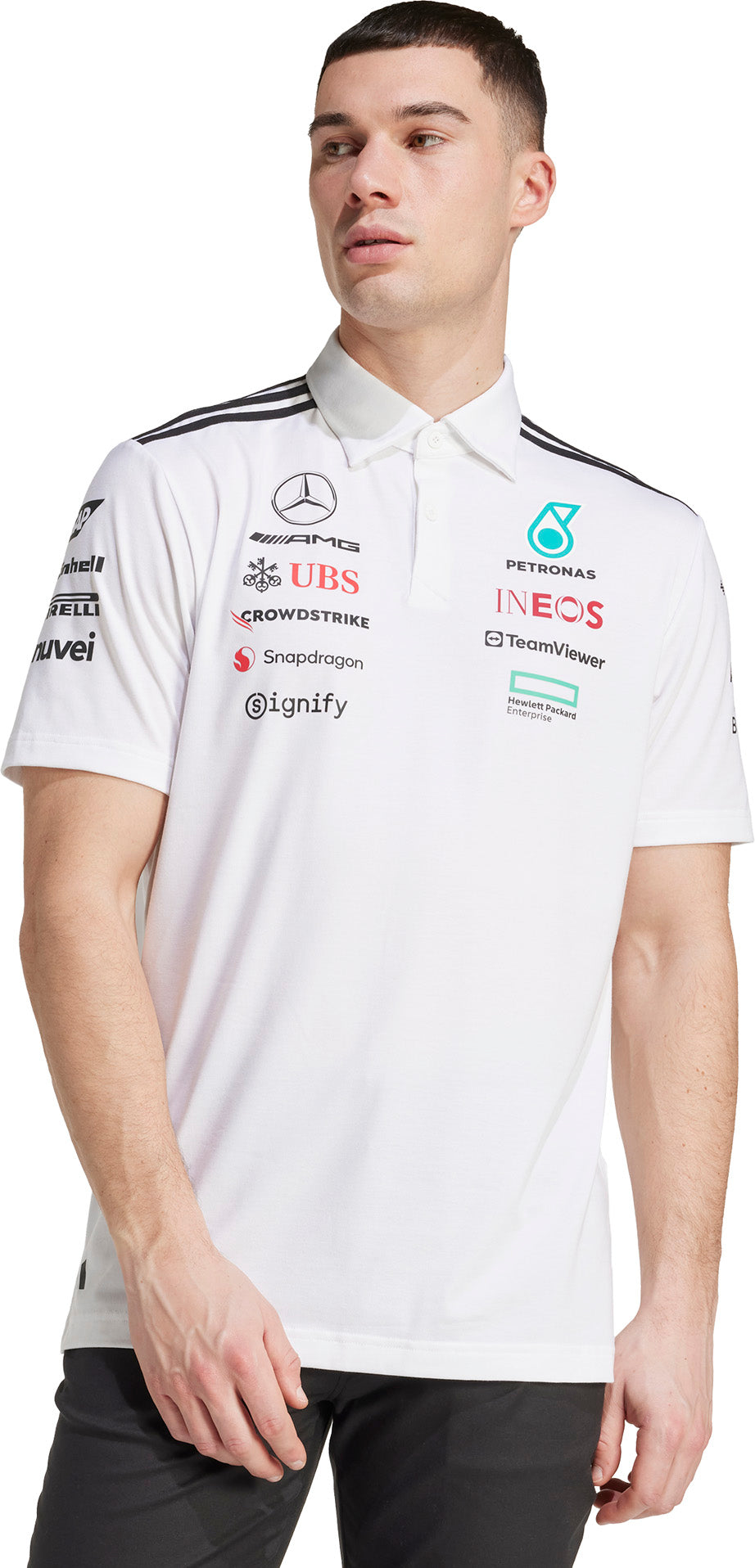 Mercedes - AMG Petronas Formula One Team White Poloshirt