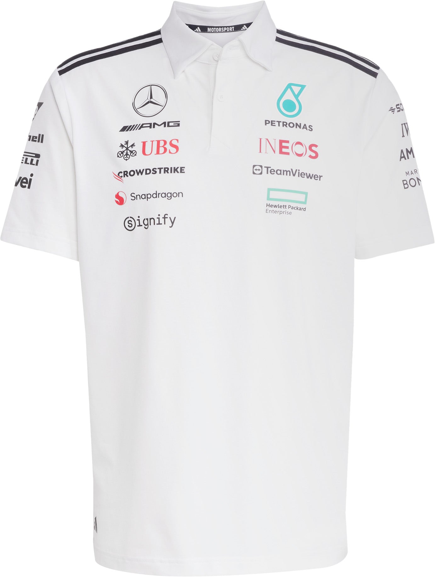 Mercedes - AMG Petronas Formula One Team White Poloshirt