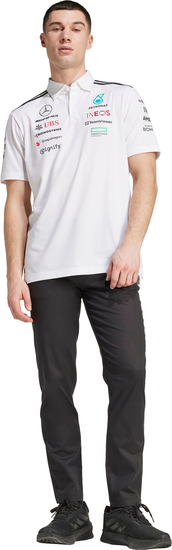 Mercedes - AMG Petronas Formula One Team White Poloshirt