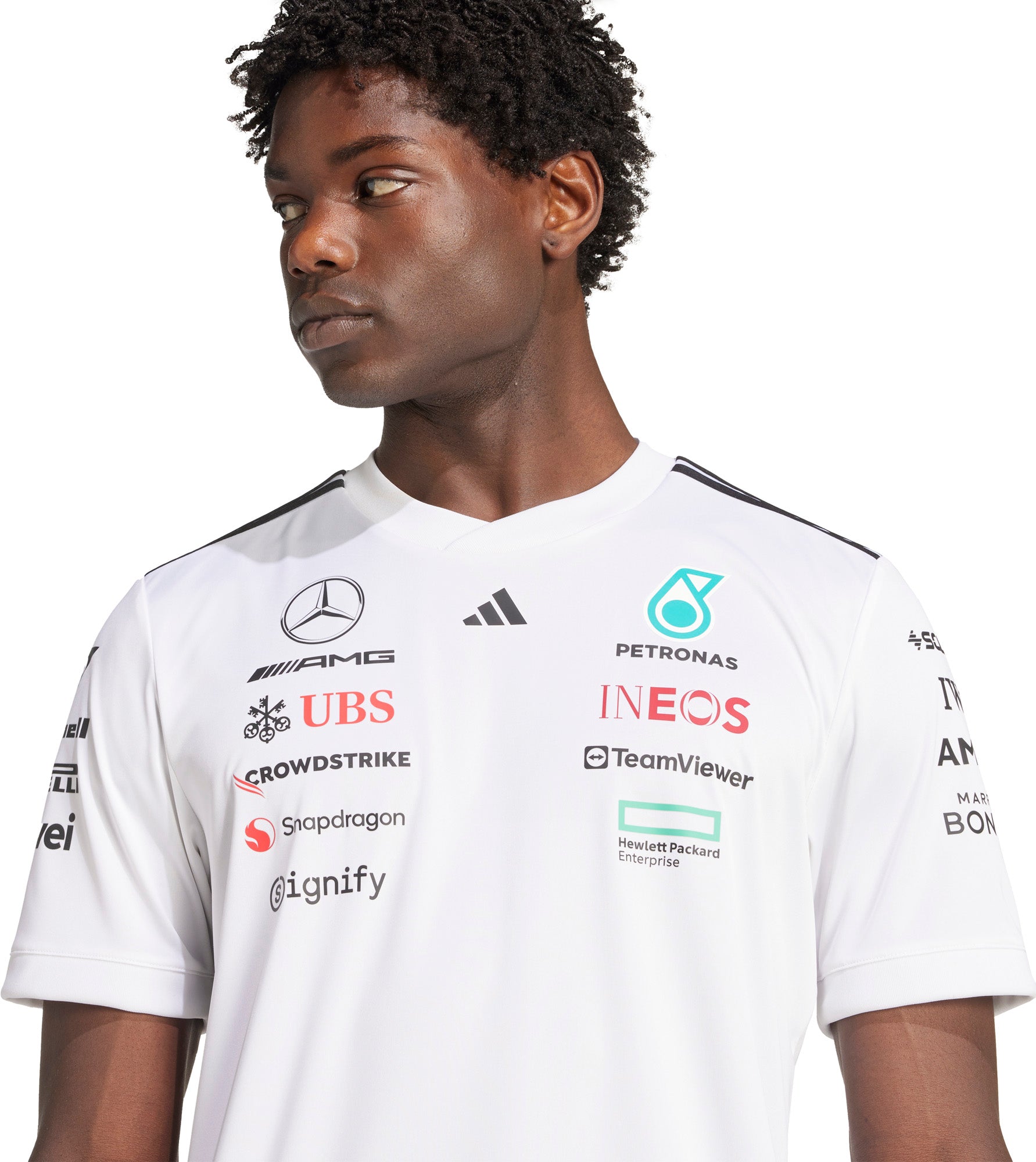 Mercedes - AMG Petronas Formula One Team Wit Driver Shirt