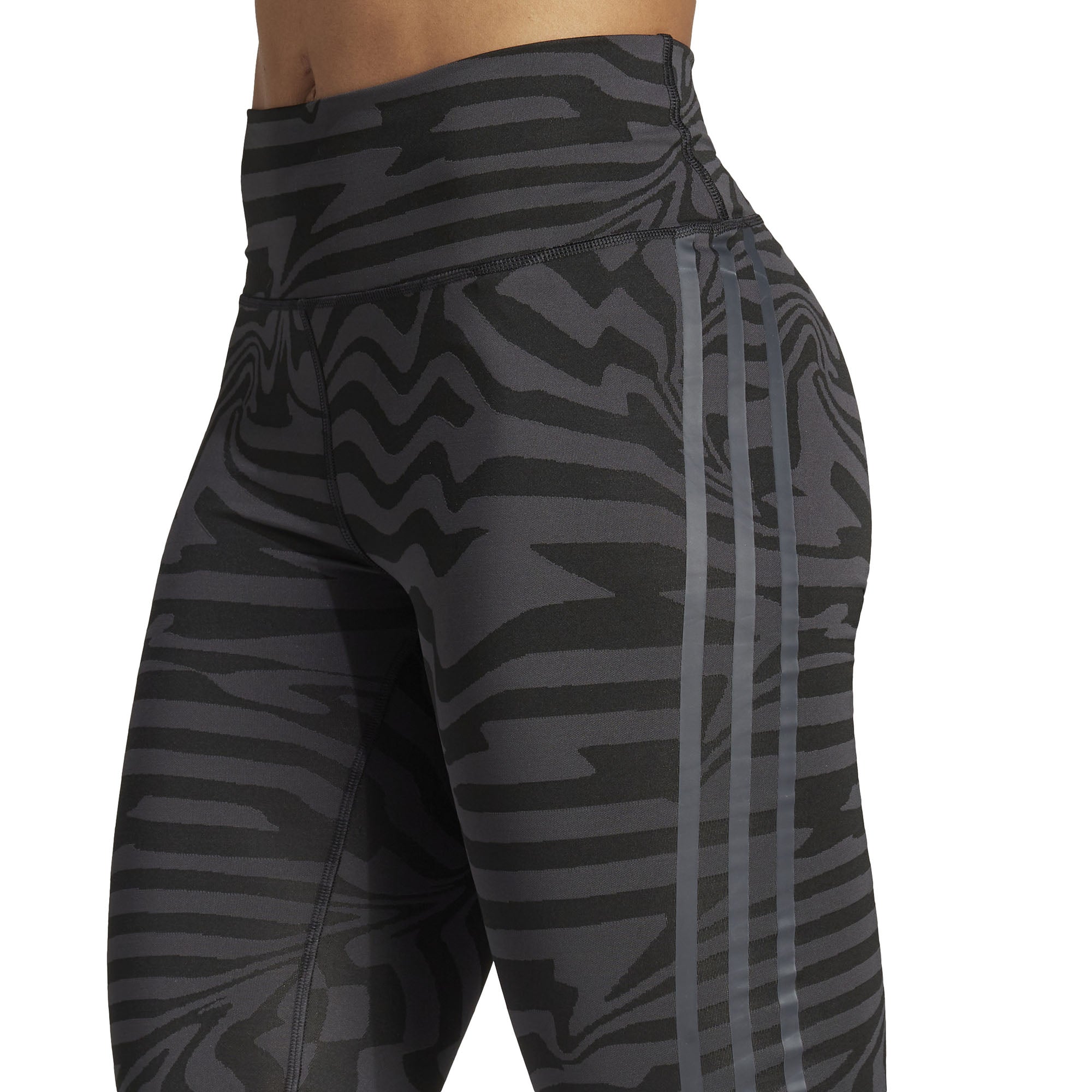 Optime TrainIcons Jacquard 3-Stripes legging