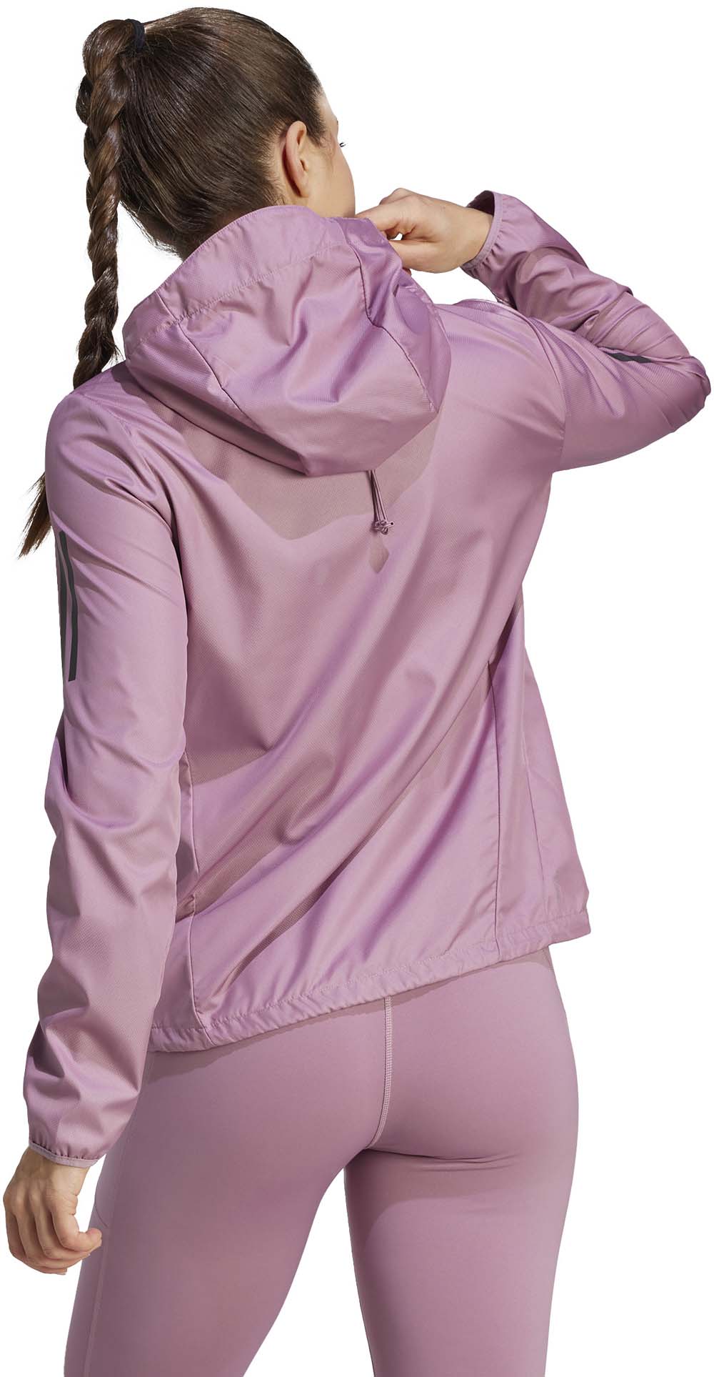 Own the Run Running windjack met capuchon