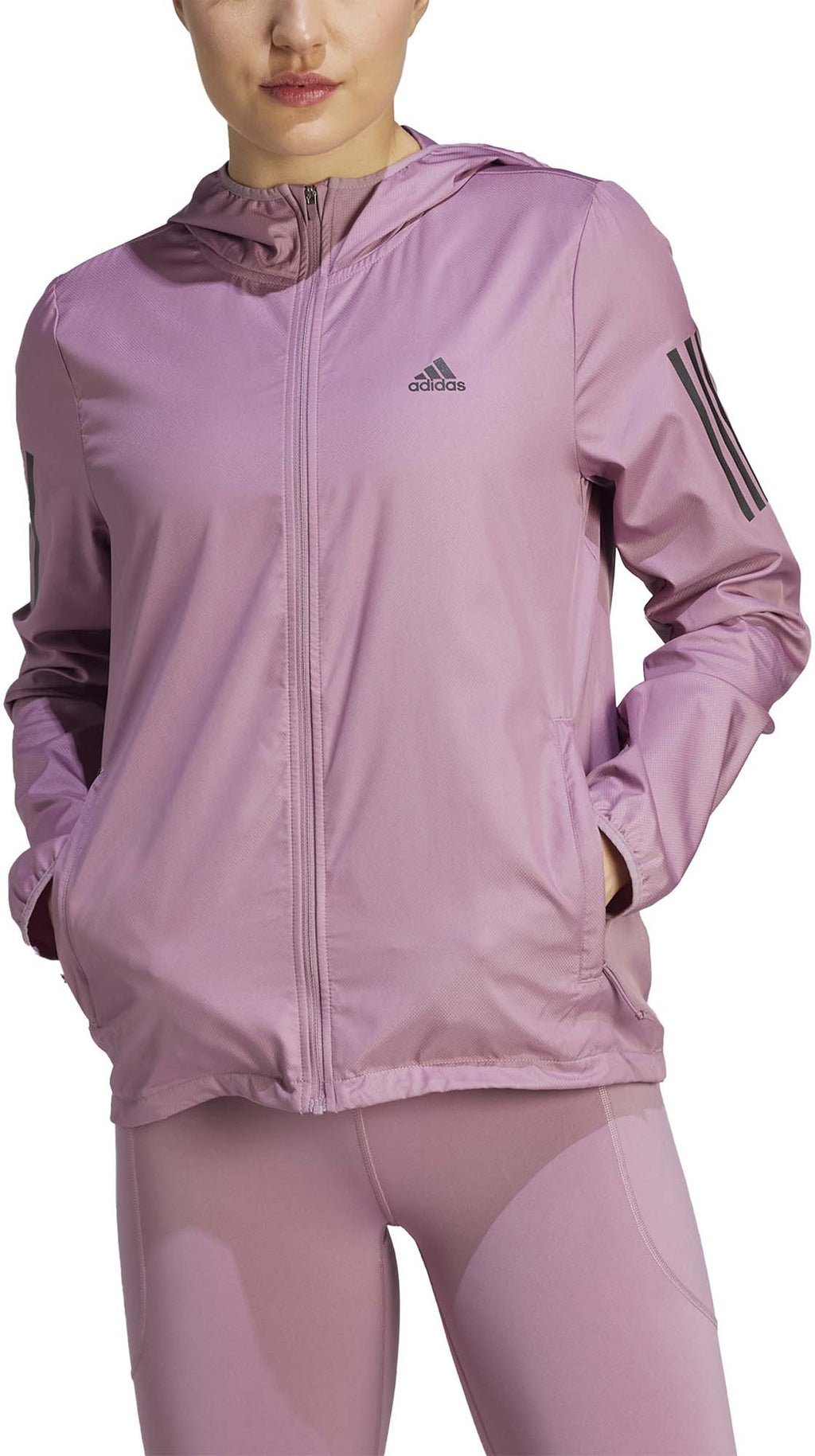 Own the Run Running windjack met capuchon