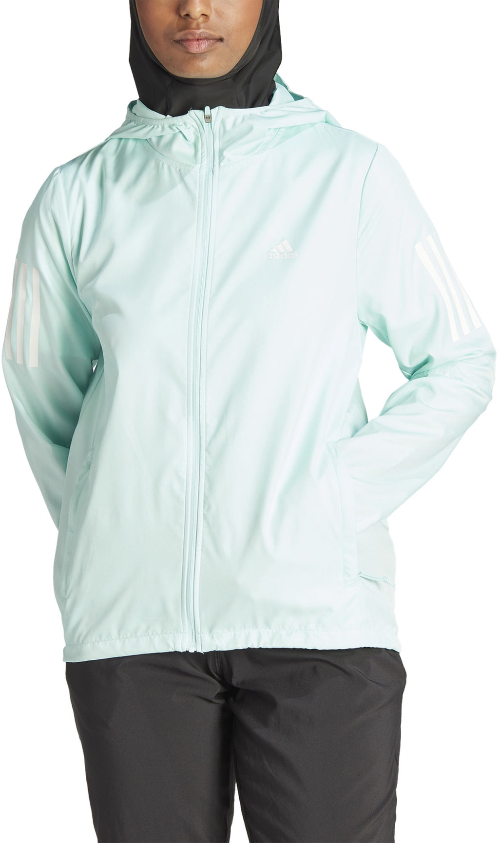 Own the Run Running windjack met capuchon