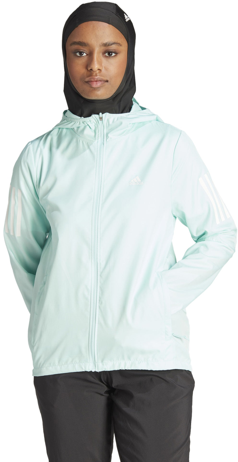 Own the Run Running windjack met capuchon