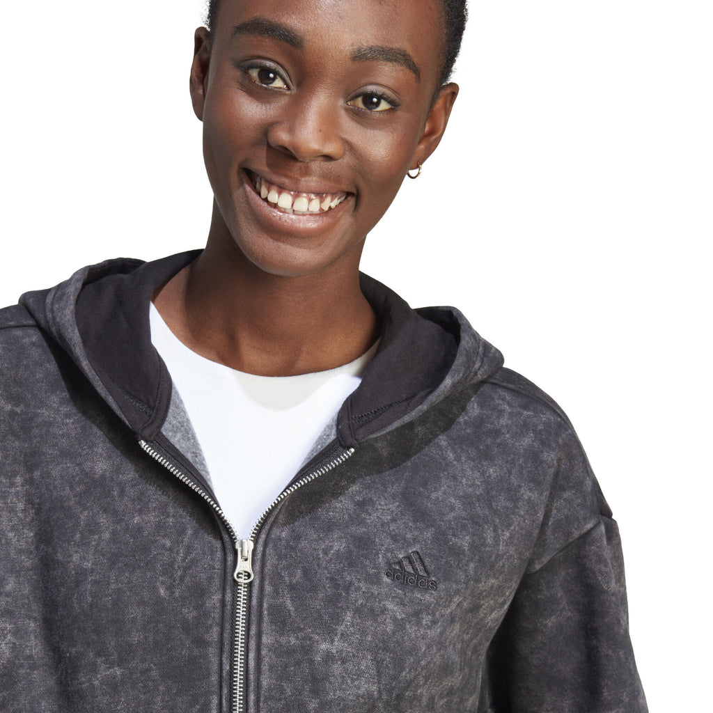 ALL SZN Fleece Washed Hooded ritsjack