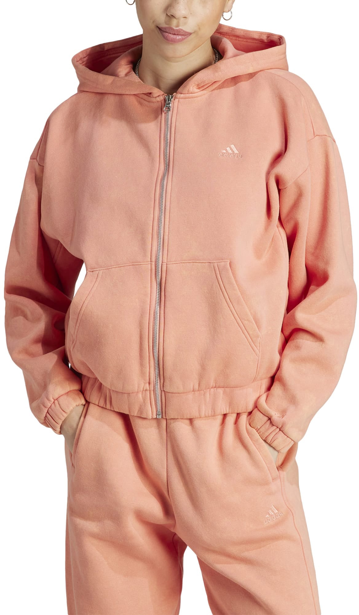 ALL SZN Fleece Washed Hooded ritsjack