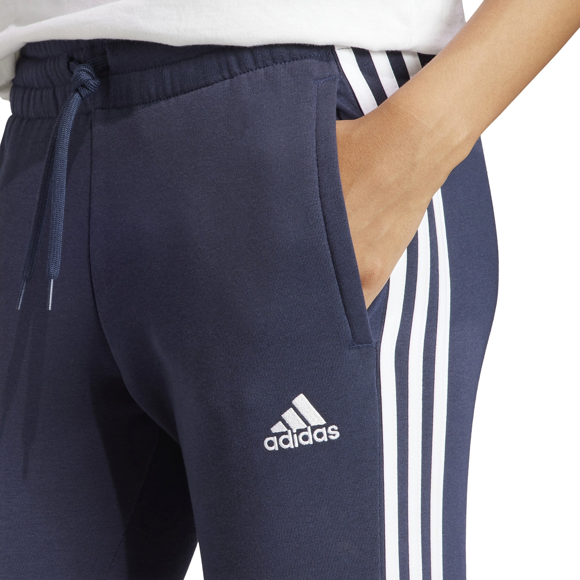 Essentials 3-Stripes Fleece broek